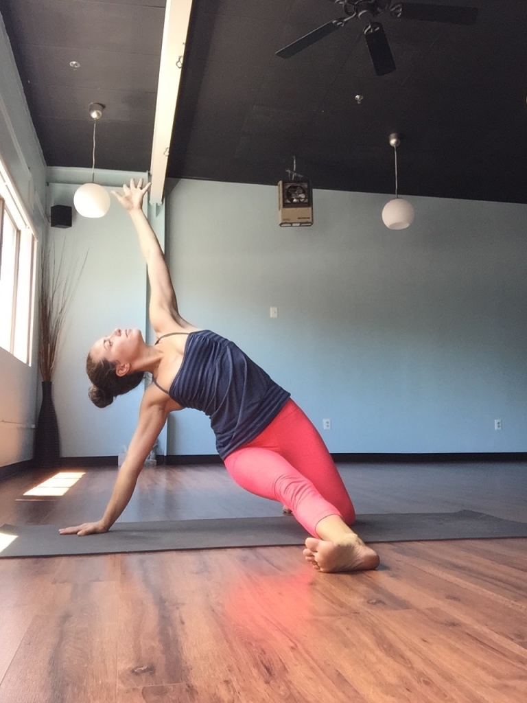 Fun Pose Friday Fallen Triangle ExtendYoga